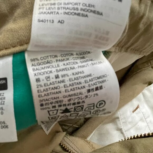 Levi’s Stretch Commuter Chinos 32x32 - Picture 5 of 6